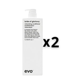 Evo Set 2x Bride of Gluttony Volumizing Conditioner 1000ml
