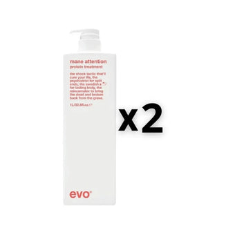 Evo Mane Attention Protein Treatment Set 2x1000ml