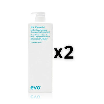 Evo Set 2x The Therapist Hydrating Shampoo 1000ml