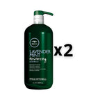 Paul Mitchell Set 2x Tea Tree Lavender Mint Moisturizing Shampoo 1000ml - HauptSacheShop